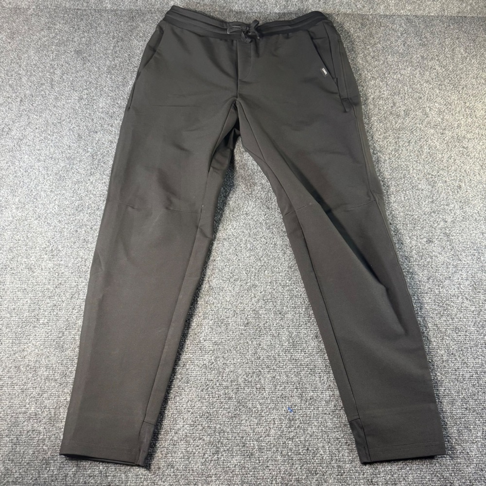 UNRL Apex Pants Mens Medium Black Tapered Tech Stretch Activewear Trousers
